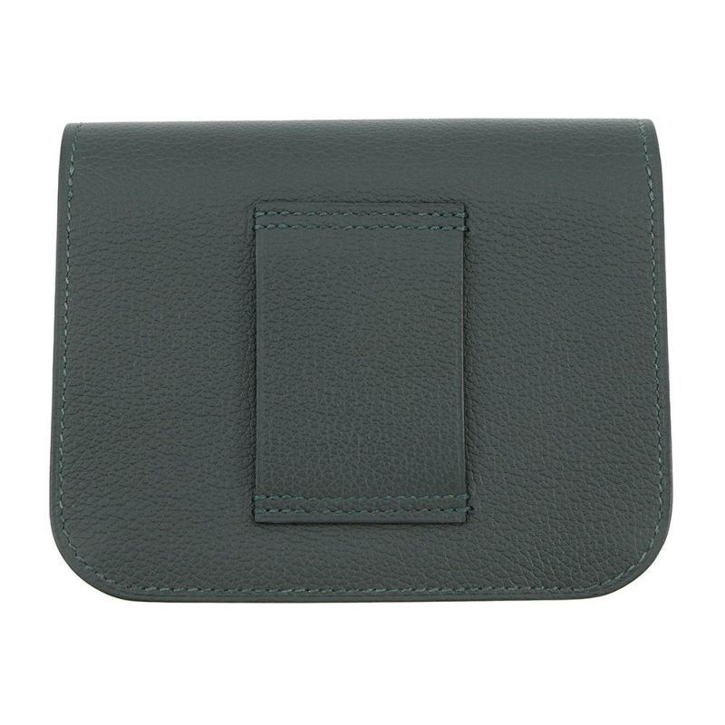 エルメス 財布 コンスタンス スリム ヴェールフォンセ/ヴェールモワイヤン/ゴールド金具 エバーカラー W刻印