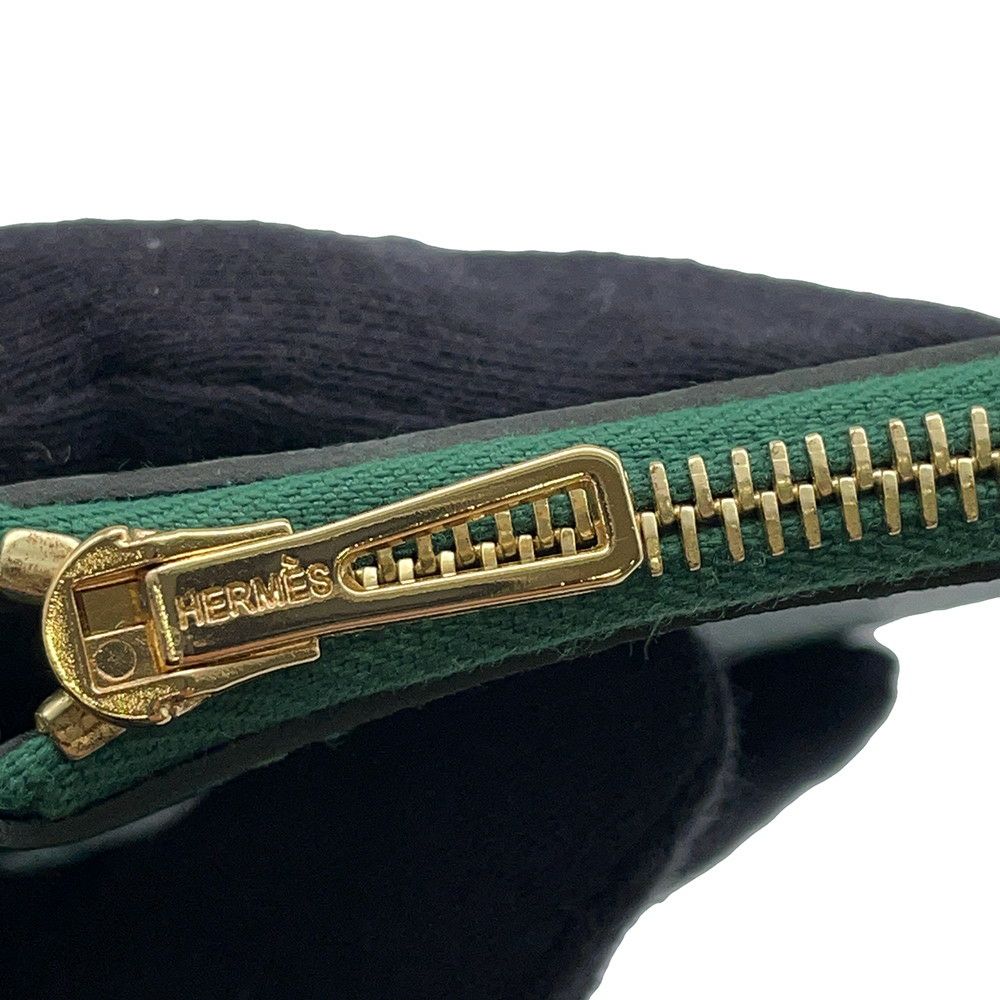 エルメス 財布 コンスタンス スリム ヴェールフォンセ/ヴェールモワイヤン/ゴールド金具 エバーカラー W刻印