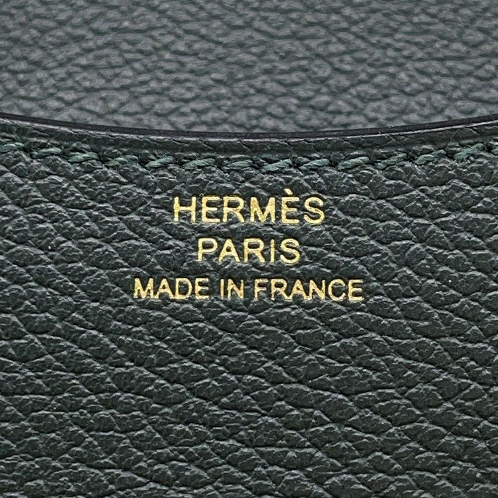 エルメス 財布 コンスタンス スリム ヴェールフォンセ/ヴェールモワイヤン/ゴールド金具 エバーカラー W刻印