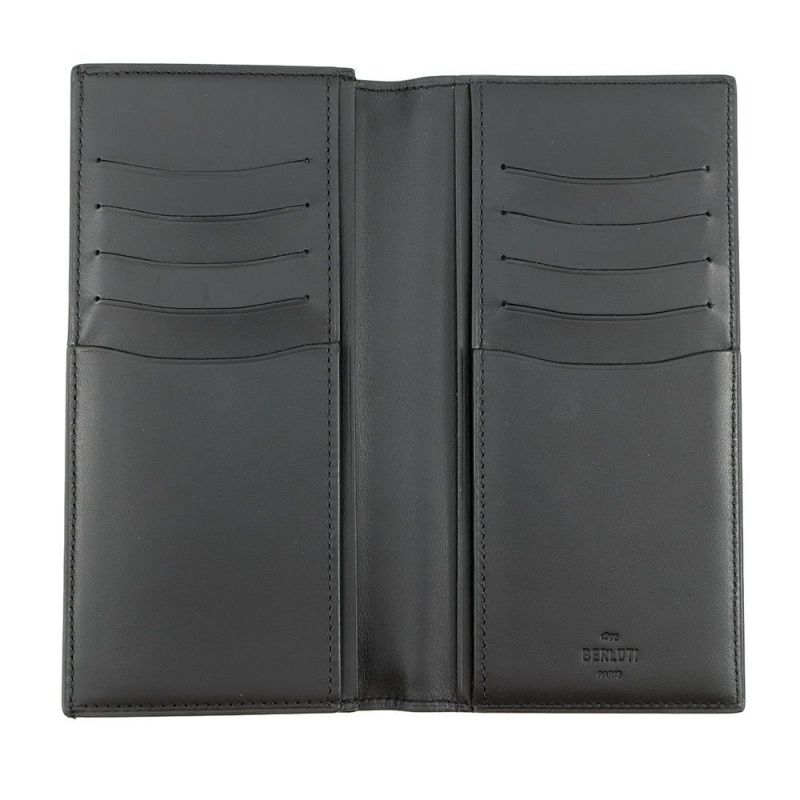 ベルルッティ 長財布 カリグラフィ エスパス フラップ ロングウォレット レザー Berluti メンズ