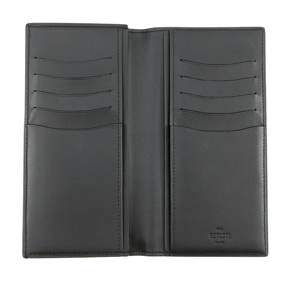 ベルルッティ 長財布 カリグラフィ エスパス フラップ ロングウォレット レザー Berluti メンズ