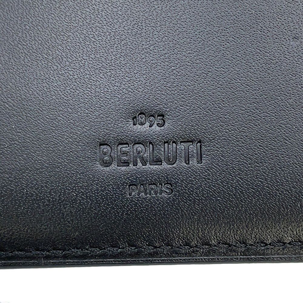 ベルルッティ 長財布 カリグラフィ エスパス フラップ ロングウォレット レザー Berluti メンズ