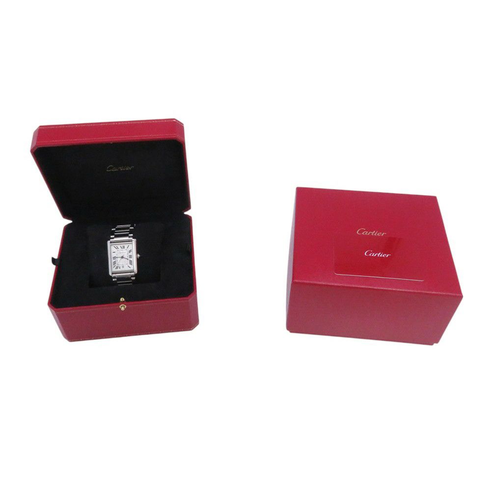 カルティエ タンク マスト XL WSTA0053 Cartier 腕時計 ウォッチ シルバー文字盤