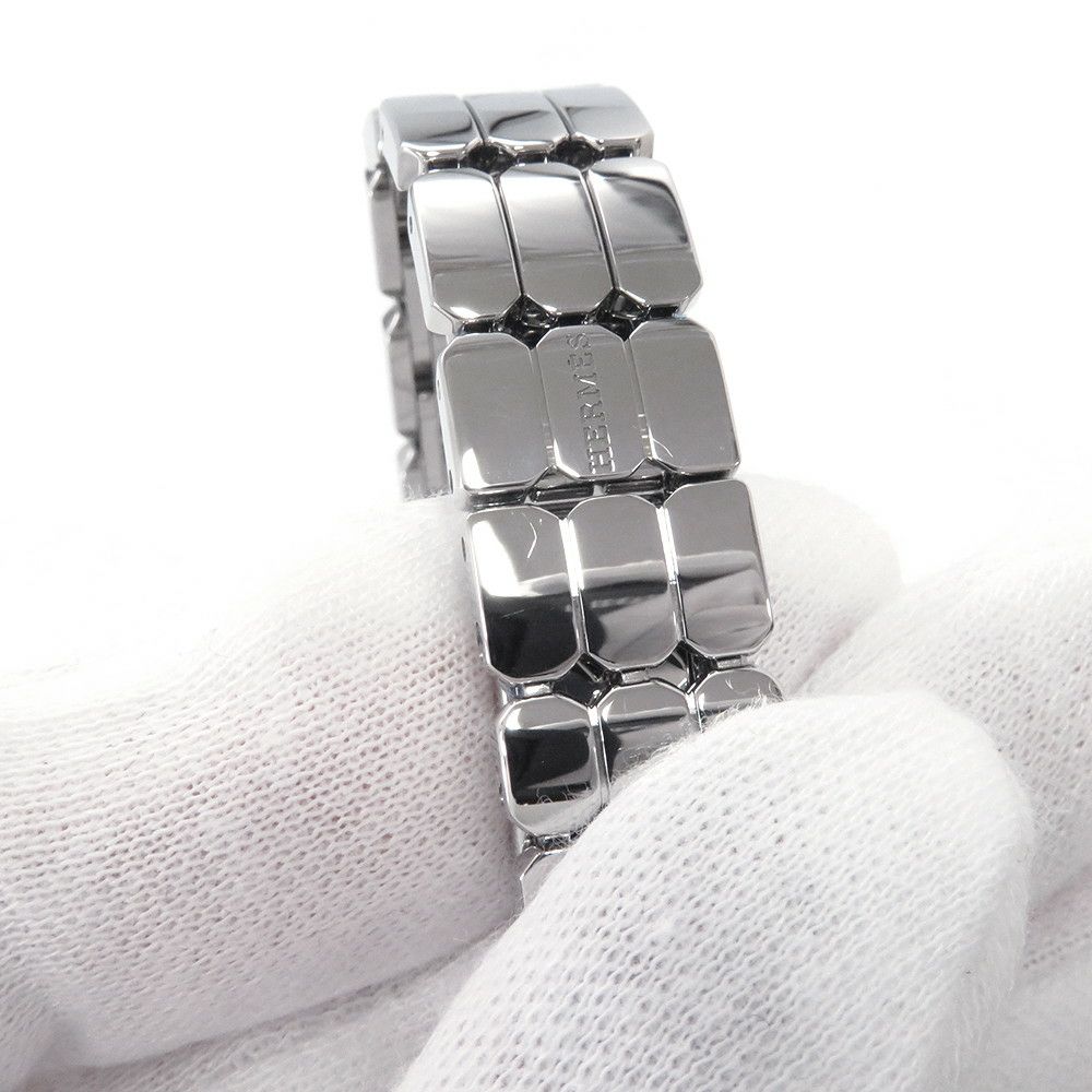 エルメス ケリーウォッチ KE4.130 HERMES 腕時計 ウォッチ クォーツ ダイヤベゼル ホワイト文字盤