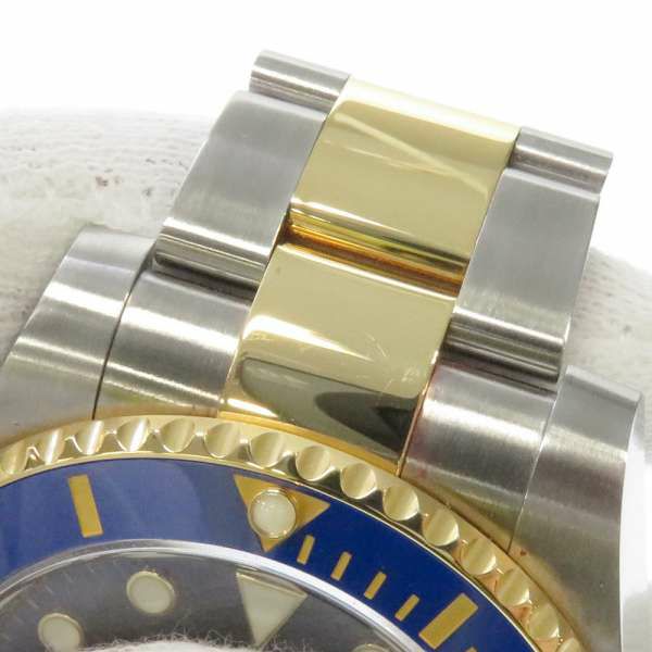 ロレックス サブマリーナ デイト コンビ SS/K18YGイエローゴールド ダイヤ116613GLB ランダムシリアル ルーレット ROLEX 腕時計 ウォッチ メンズ ブルー文字盤