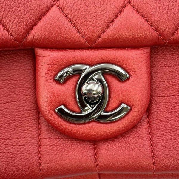 シャネル チェーンショルダーバッグ マトラッセ ココマーク マドモアゼル 四連チェーン レザー CHANEL