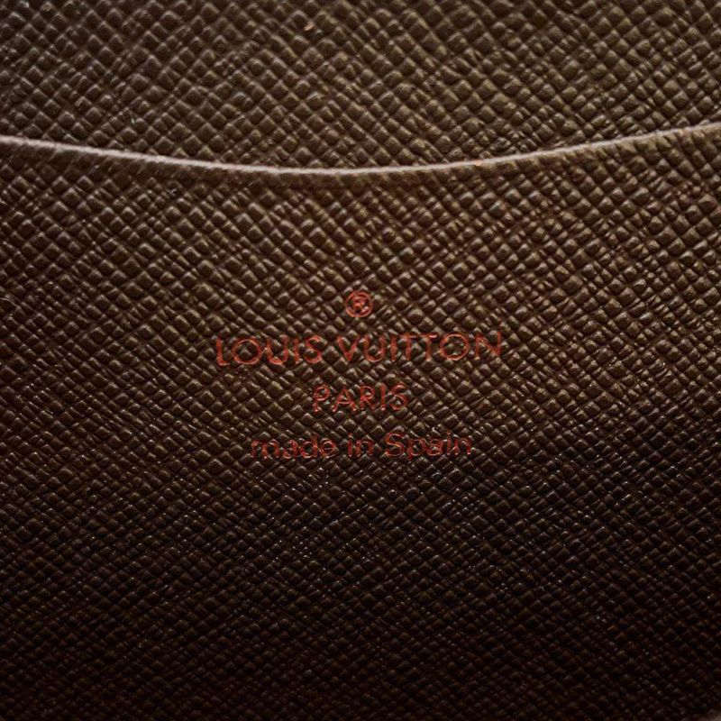 ルイヴィトン 長財布 ダミエ・エベヌ ポルトモネ・ジップ N61728 LOUIS VUITTON ヴィトン 財布