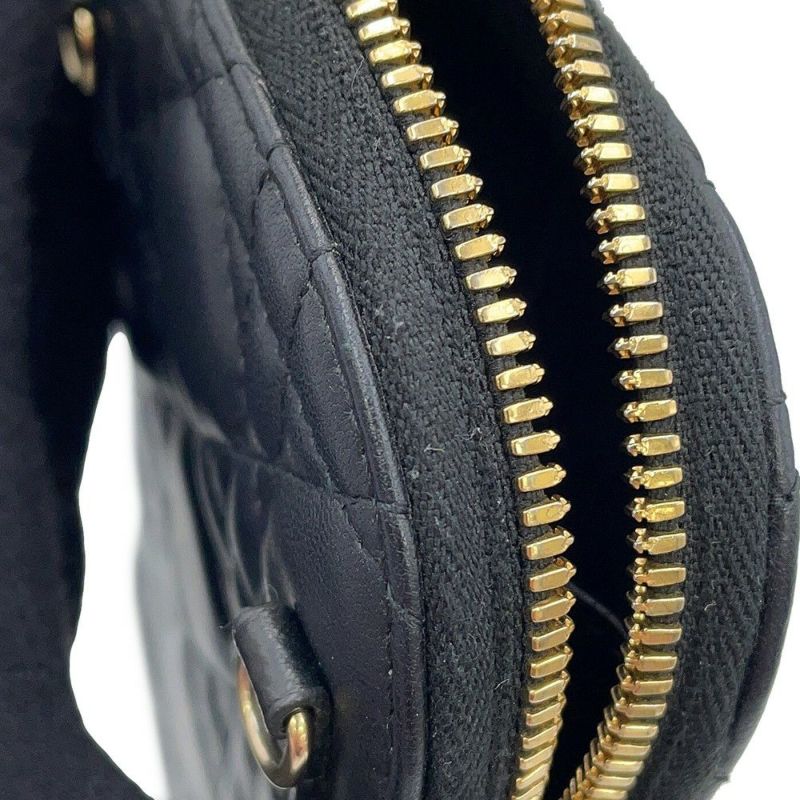 クリスチャン・ディオール スマホケース カナージュ レディディオール Call'in Dior フォンホルダー S0872ONMJ 黒 2way