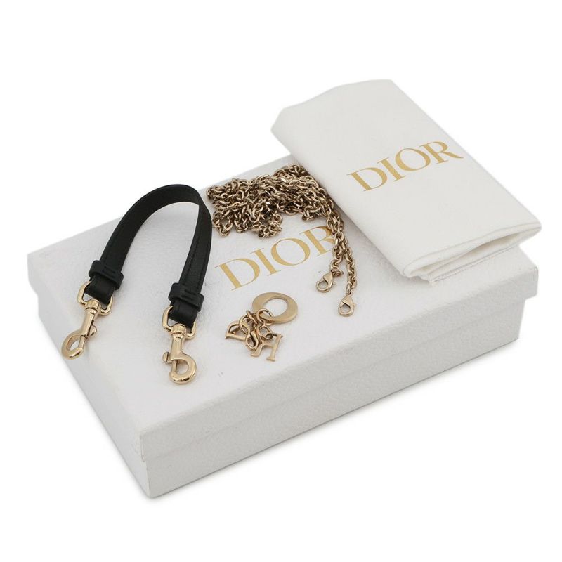 クリスチャン・ディオール スマホケース カナージュ レディディオール Call'in Dior フォンホルダー S0872ONMJ 黒 2way