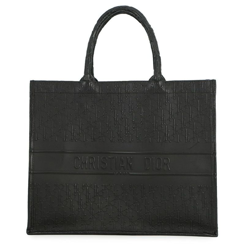 ディオール トートバッグ ブックトート オブリーク ラージ カーフレザー M1286ZWSO トロッター 黒