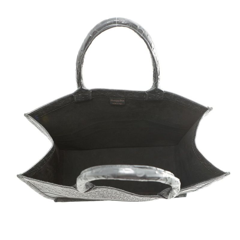 ディオール トートバッグ ブックトート オブリーク ラージ カーフレザー M1286ZWSO トロッター 黒