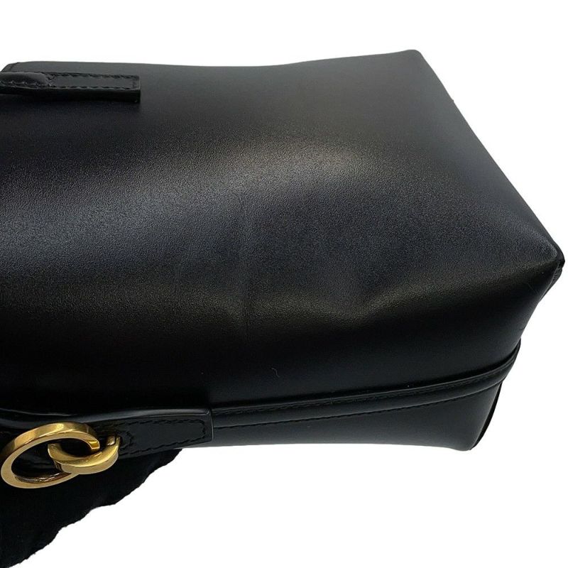 サンローランパリ ハンドバッグ LE 37 ミニ バケットバッグ レザー 765870 SAINT LAURENT PARIS 黒 2way