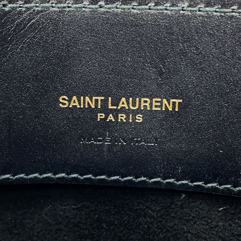 サンローランパリ ハンドバッグ LE 37 ミニ バケットバッグ レザー 765870 SAINT LAURENT PARIS 黒 2way