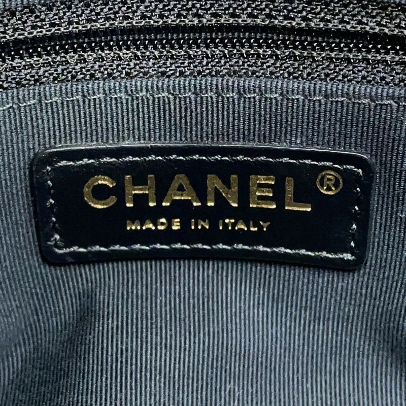 シャネル チェーンショルダーバッグ マトラッセ ココマーク ディアココ ミニ ナイロン AS3004 CAHNEL 黒 白 2way