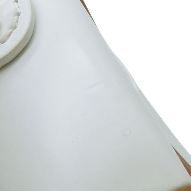 ルイヴィトン サンダル レザー トリニティライン ヒールサンダル レディースサイズ36 LOUIS VUITTON 靴 白 ホワイト