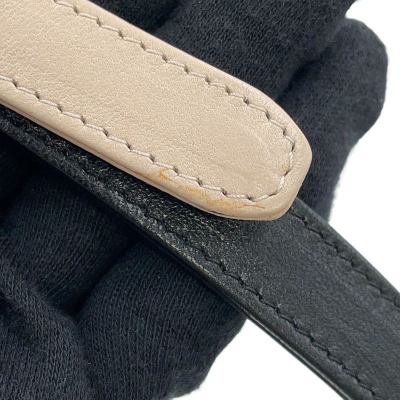 シャネル ボディバッグ ココマーク マトラッセ ミニチェーンベルトバッグ ラムスキン CHANEL 黒 ウエストポーチ