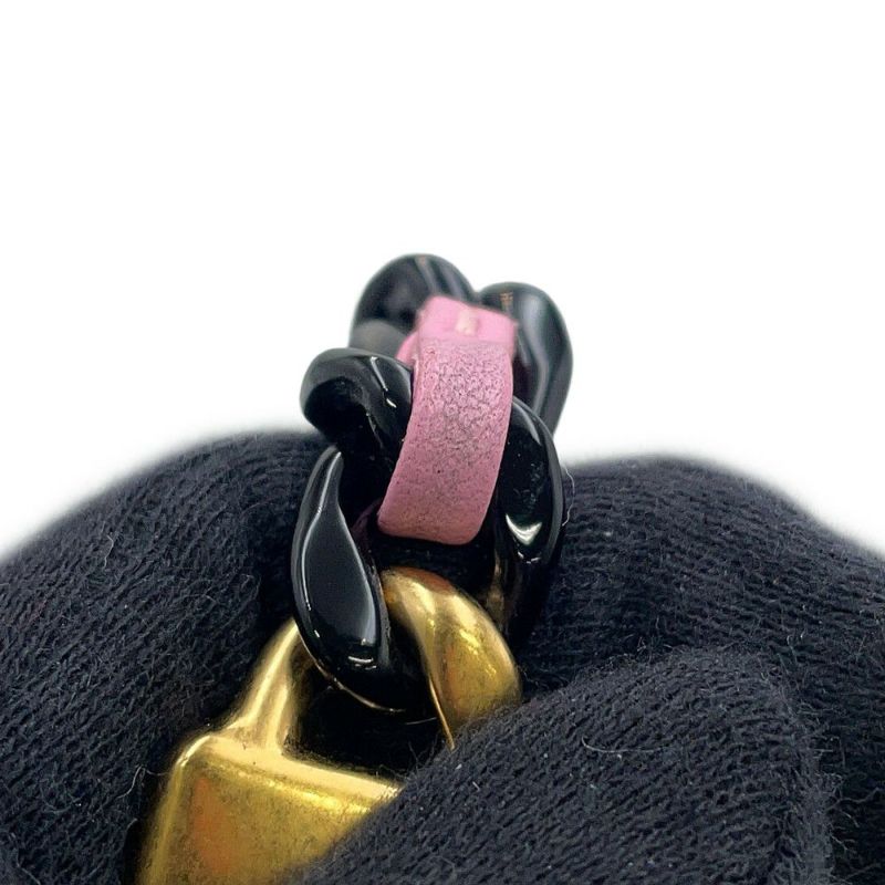 シャネル ボディバッグ ココマーク マトラッセ ミニチェーンベルトバッグ ラムスキン CHANEL 黒 ウエストポーチ