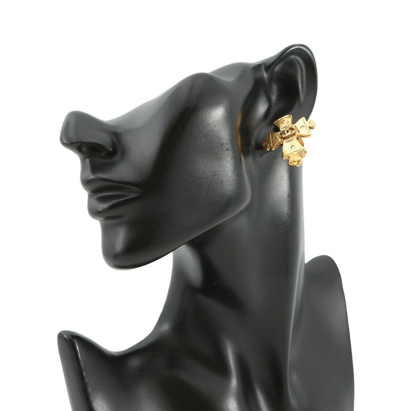 シャネル イヤリング ココマーク クロス メタル 94P CHANEL アクセサリー