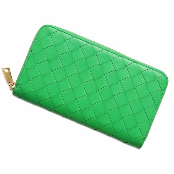 BOTTEGA VENETA　ボッテガ　ラウンドファスナー　イントレチャート ○ボッテガヴェネタ イントレチャート ラウンドファスナー 長