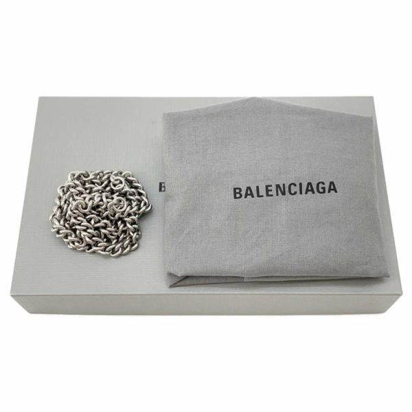 バレンシアガ チェーンショルダーバッグ エブリデイ レザー 593785 BALENCIAGA ポシェット 白