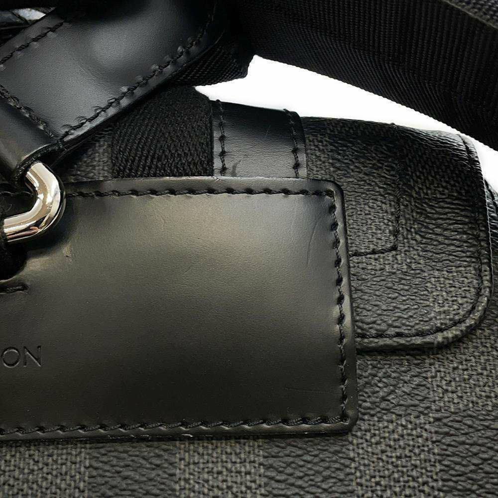 ルイヴィトン リュックサック ダミエ・グラフィット クリストファーMM N41379 LOUIS VUITTON バックパック 黒 ブラック