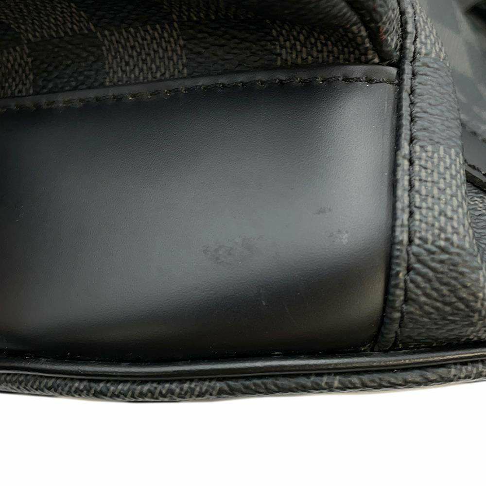 ルイヴィトン リュックサック ダミエ・グラフィット クリストファーMM N41379 LOUIS VUITTON バックパック 黒 ブラック
