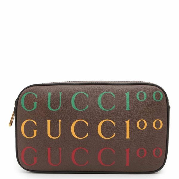 グッチ ボディバッグ 100周年記念限定品 ベルトバッグ レザー 602695 GUCCI ウエストポーチ