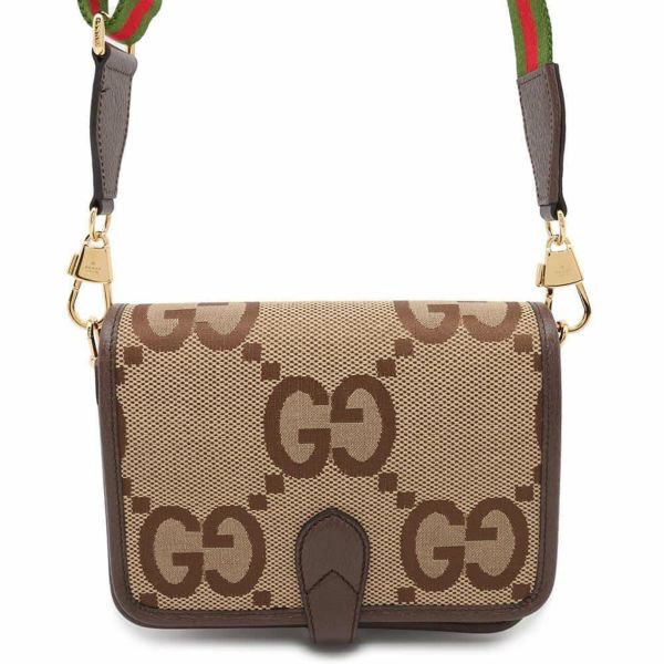 グッチ ショルダーバッグ ジャンボGG キャンバス/レザー 699438 GUCCI ウェブ