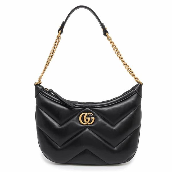 グッチ ショルダーバッグ GGマーモント スモール 777263 GUCCI ワンショルダーバッグ 黒