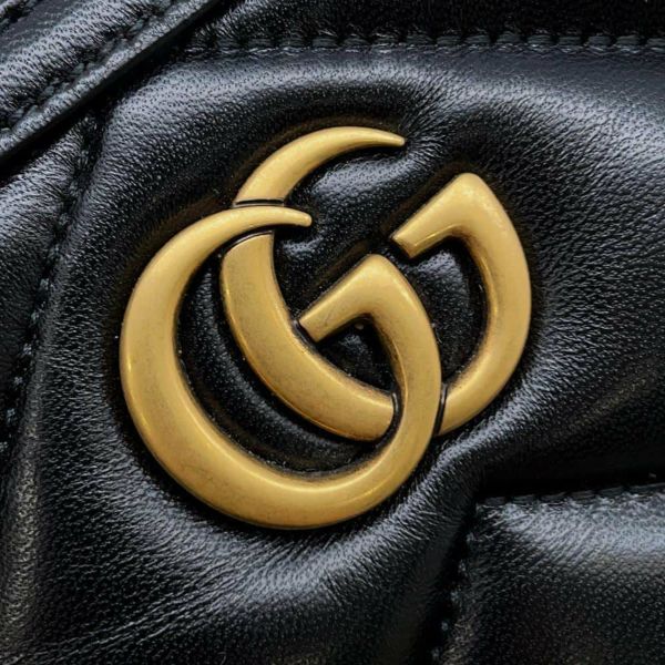 グッチ ショルダーバッグ GGマーモント スモール 777263 GUCCI ワンショルダーバッグ 黒