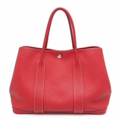 エルメス トートバッグ ガーデンパーティPM エトゥープ/シルバー エルメス トートバッグ ガーデンパーティPM エトゥープ/シルバー