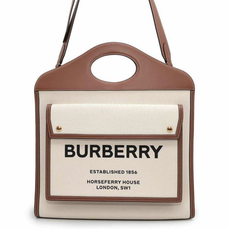 バーバリー ハンドバッグ ミディアム ポケットバッグ 8039362 BURBERRY 2wayバッグ