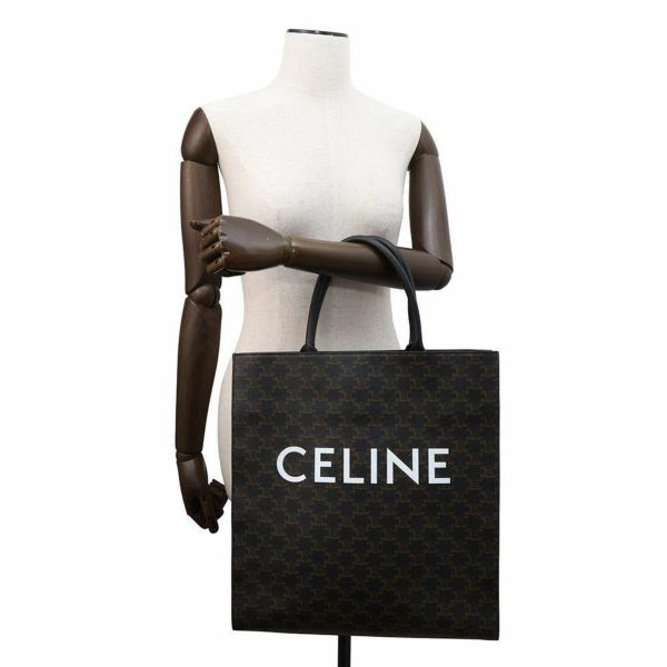 セリーヌ トートバッグ トリオンフ バーティカルカバ 191492 CELINE 黒