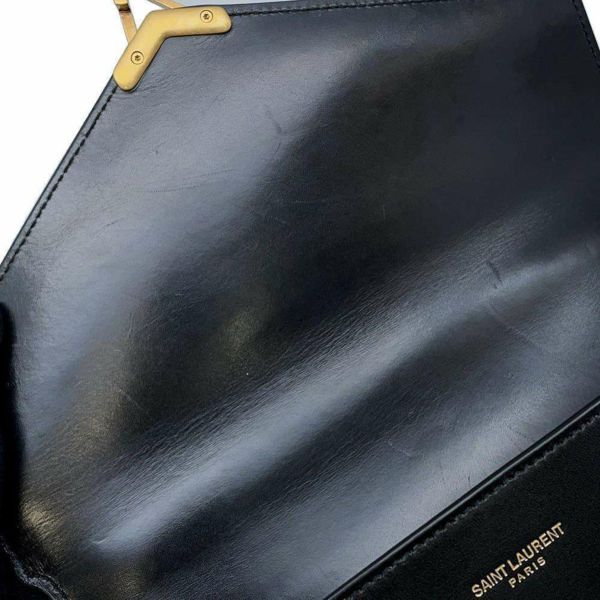 サンローランパリ ハンドバッグ カサンドラ トップハンドル 578000 SAINT LAURENT PARIS 2wayショルダーバッグ 黒