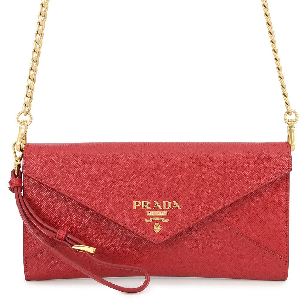 プラダ チェーンウォレット サフィアーノ レザー 1DH057 PRADA 財布