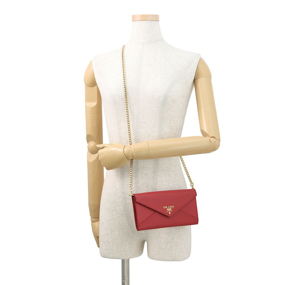 プラダ チェーンウォレット サフィアーノ レザー 1DH057 PRADA 財布