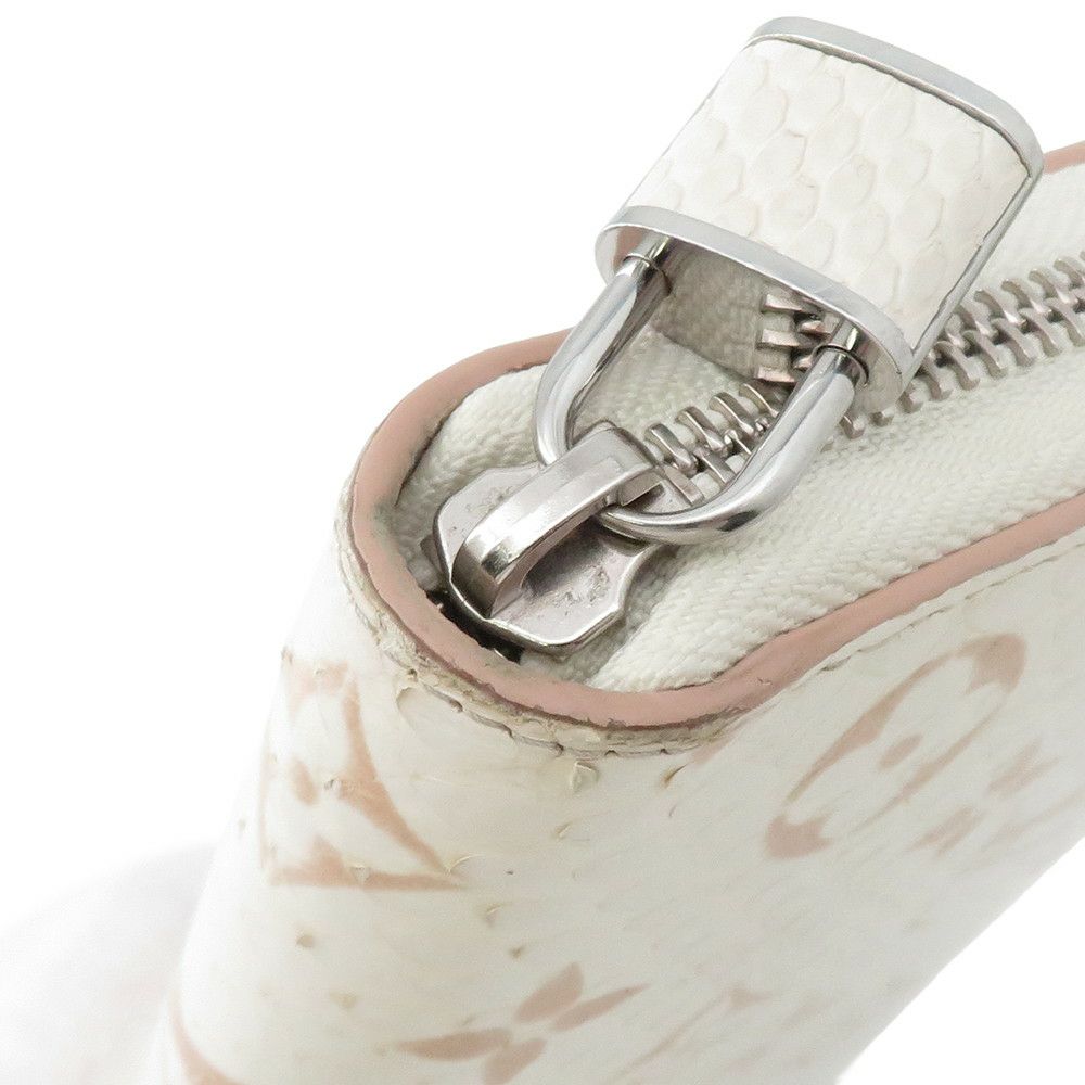 ルイヴィトン 長財布 モノグラム/パイソン ジッピーウォレット N97773 LOUIS VUITTON 財布 白
