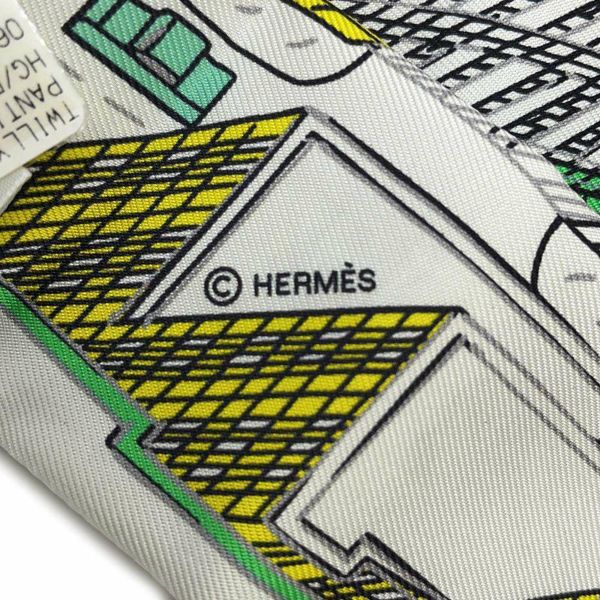 エルメス スカーフ ツイリー パンタン・シティ Pantin City HERMES シルクツイル 2023秋冬