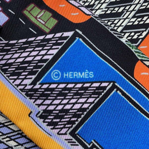 エルメス スカーフ ツイリー パンタン・シティ Pantin City HERMES シルクツイル 2023秋冬