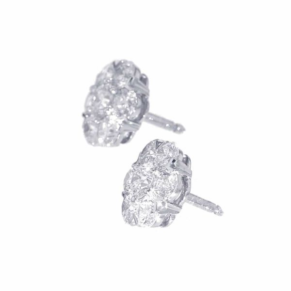 ヴァンクリーフ&アーペル ピアス フルーレット ピアス ダイヤモンド 14P 1.46ct K18WGホワイトゴールド VCARP9X800 ジュエリー