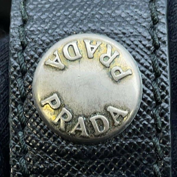 プラダ ショルダーバッグ ロゴ カモフラージュ ナイロン PRADA バッグ 黒