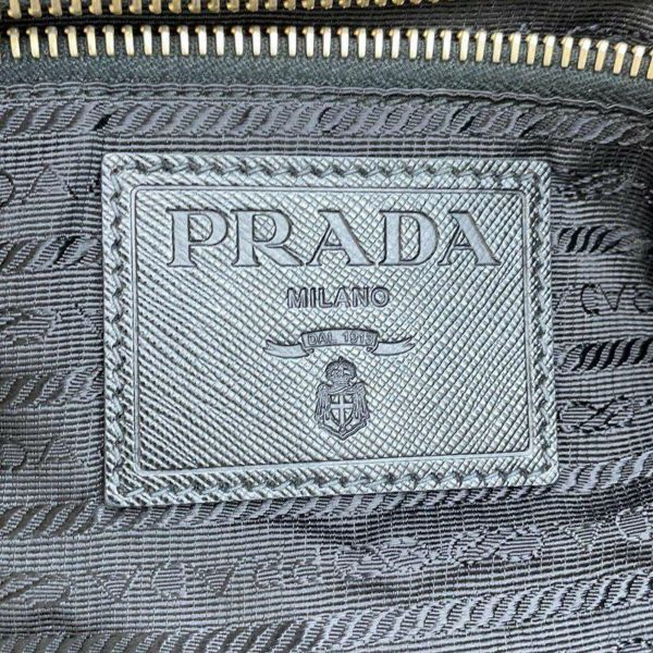 プラダ トートバッグ ロゴ ナイロン レザー BN1222 PRADA 2wayショルダーバッグ 黒