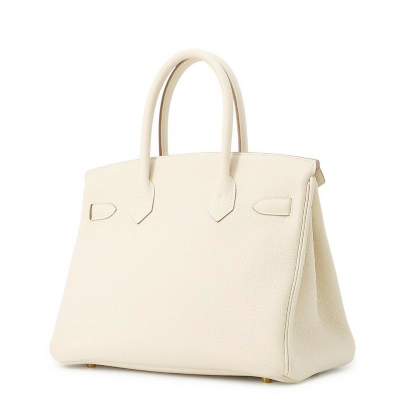 エルメス バーキン30 クレ/ゴールド金具 トゴ W刻印 HERMES Birkin ハンドバッグ