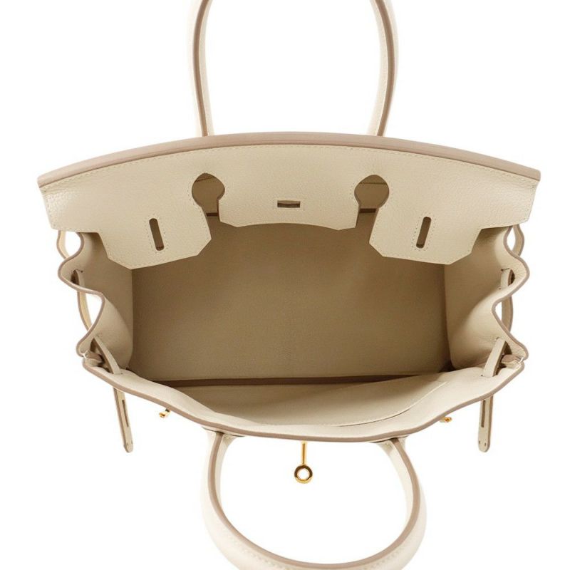 エルメス バーキン30 クレ/ゴールド金具 トゴ W刻印 HERMES Birkin ハンドバッグ