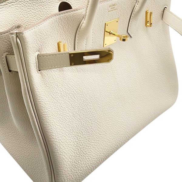 エルメス バーキン30 クレ/ゴールド金具 トゴ W刻印 HERMES Birkin ハンドバッグ