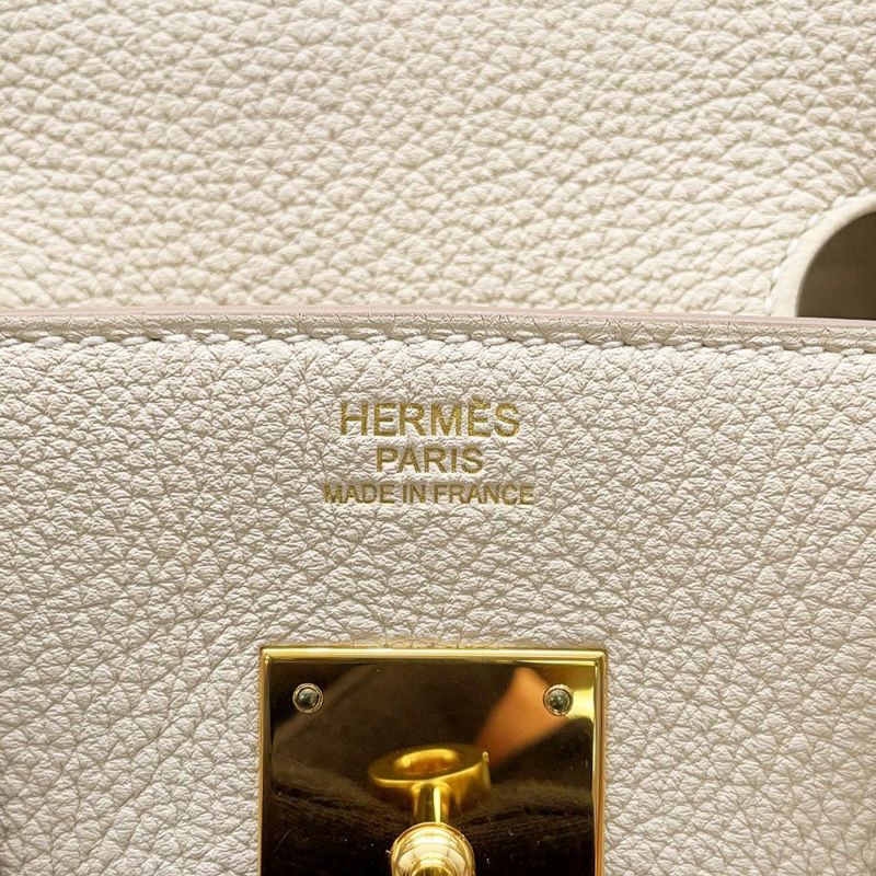 エルメス バーキン30 クレ/ゴールド金具 トゴ W刻印 HERMES Birkin ハンドバッグ
