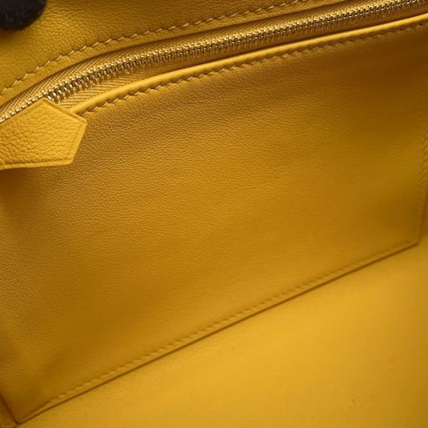 エルメス ハンドバッグ ケリー25 内縫い ジョーヌアンブル/ゴールド金具 スイフト C刻印 ２wayショルダー