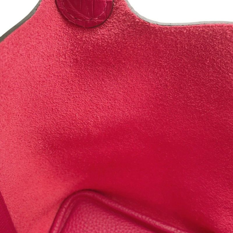 エルメス ピコタンロックPM タッチ フランボワーズ/シルバー金具 トリヨンクレマンス/アリゲーターマット Z刻印