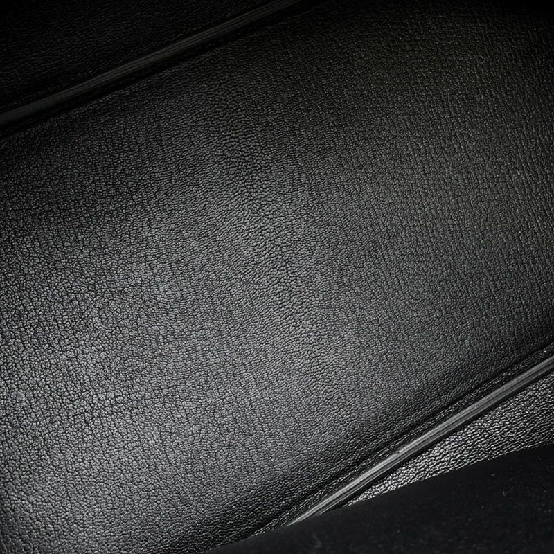 エルメス バーキン35 ブラック/シルバー金具 トゴ C刻印 HERMES Birkin ハンドバッグ 黒