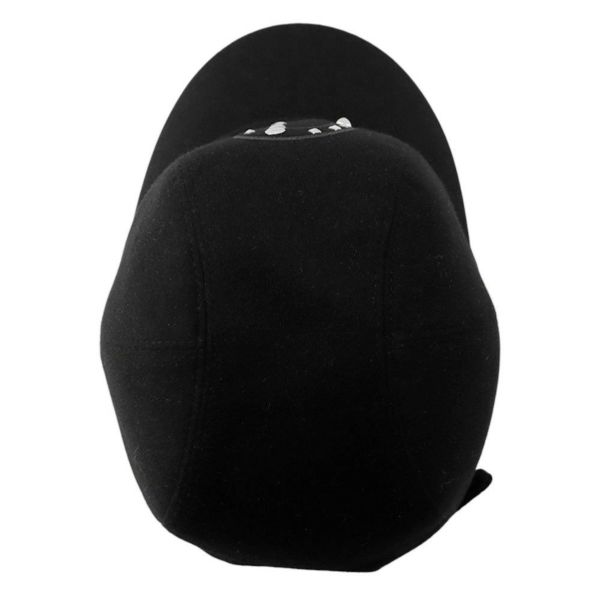 エルメス キャップ デイヴィス・ラッキー 馬蹄モチーフ カシミヤ サイズ56 HERMES キャスケット 黒